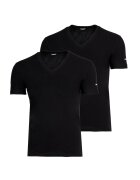 Dsquared2 Тениска с шпиц - 2 броя - Бял/Черен