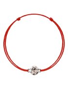 e-Crystal Кабала гривна с родиево сребро 925 висулка и Swarovski® Xirius Crystal 6 mm Бежов