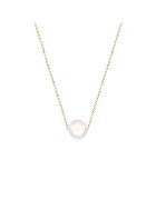 e-Crystal Колие Злато 585 -14К с култивирана перла - верижка 42 см