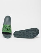 EA7 Чехли с лого Зелен/Тъмносин