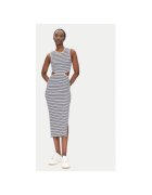 EA7 Дамска рокля Emporio Armani - 7W000301 AF12654 - Вискоза/Еластан - Бял/Черен