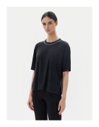 EA7 Дамска тениска Emporio Armani - 7W000340 AF12956 - Модал/Полиестер - Черна
