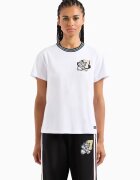 EA7 Дамска тениска W TEE SS - Памук - Бяла