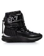 EA7 Дамски боти Emporio Armani черни - синтетика