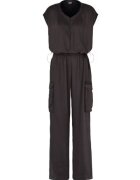 EA7 Дамски гащеризон W SATIN JUMPSUIT - Полиестер -
