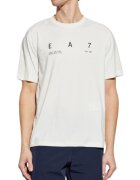 EA7 Мъжка тениска M TEE SS DIGITAL - Памук - Бяла