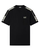 EA7 Мъжка тениска TRAIN GRAPHIC SERIES M TEE SS SPECIAL TAPE - полиестер - черна