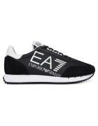 EA7 Мъжки маратонки екологична кожа - черни - удобни - модерни