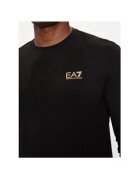 EA7 Мъжки суитшърт Emporio Armani 304213021 Памук Черен Черен