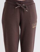EA7 Спортен екип с качулка и лого Тъмнокафяв/Кафяв