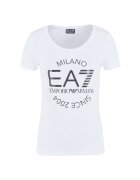EA7 Тениска за туризъм 6DTT20-TJQCZ-1100 - XS INTL - бяла