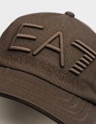 EA7 Унисекс шапка с лого Тъмнокафяв