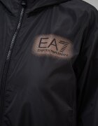 EA7 Ветроустойчиво яке Train Visibility с качулка Избеляло черно