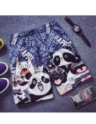 EFAYN.RO Мъжки бански шорти Sort с принт Panda Bears и техните приятели Happy Animal Kingdom Бързосъхнещ EFAYN Син