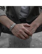 EFAYN.RO Винтидж гривна модел разтопено желязо ретро тематика EFAYN Сребрист