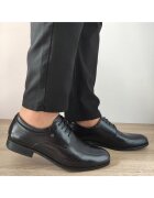 ELDEMAS Елегантни мъжки обувки F4155-361 Black - Черни