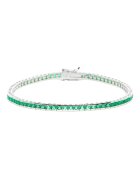 ElectraStore Bratara Tennis ARGINT 925 Rodiat Cu Cristale Zirconia - 17 CM