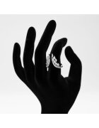 ElectraStore Inel Statement Inger - Aur - Dimensiune Ajustabilă - Cristale Zirconia