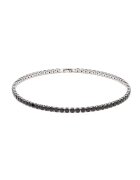 ElectraStore Колие Chocker Tennis - кристали - черно