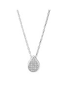ElectraStore Колие Сребро Сълза - Кристали Swarovski