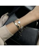 ElectraStore Комплект 2 Броя Гривни Gold & Flower
