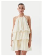 Eleh Коктейлна рокля - Елех - бежова - кафява - качествена изработка