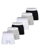 ELLESSE Боксерки с лого - 6 чифта - Бял/Черен/Сив