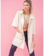 EMAT Свободна жилетка Faithful Threads - Крем
