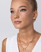 Emily Westwood Двуредово колие от неръждаема стомана