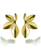 Emily Westwood Флорални обеци с покритие от 18K злато