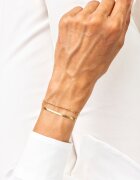 Emily Westwood Гривна Alessia от неръждаема стомана с покритие от 18K злато Златист