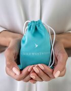 Emily Westwood Гривна Alessia от неръждаема стомана с покритие от 18K злато Златист