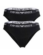 Emporio Armani Бикини тип бразилиана с лого на талията - 2 чифта