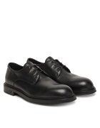 Emporio Armani Боти естествена кожа - черни