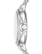 Emporio Armani Часовник с кристали Сребрист