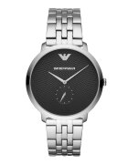 Emporio Armani Часовник Slim с релефен циферблат