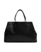Emporio Armani Дамска чанта черна - от екологична кожа