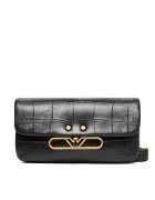 Emporio Armani Дамска чанта - черна - от естествена кожа