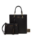 Emporio Armani Дамска чанта - екологична кожа - черна