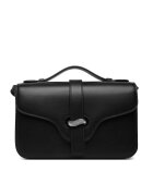 Emporio Armani Дамска чанта - естествена кожа - черна - One Size INTL