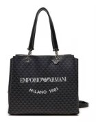 Emporio Armani Дамска чанта - модел Eagle Allover - 100% полиестер - 25.5x20x13см - Един размер