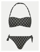Emporio Armani Дамски бански черен/сив