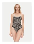 Emporio Armani Дамски бански костюм - Черен/Жълт