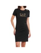 Emporio Armani Еластична рокля EA7 Train Evolution - Златист/Черен