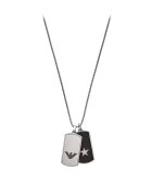 Emporio Armani Иноксово колие с плочка за името