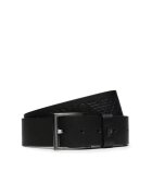 Emporio Armani Колан от естествена кожа Black