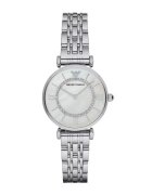 Emporio Armani Кварцов часовник Gianni - Сребрист