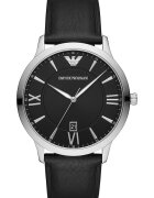 Emporio Armani Кварцов часовник с кожена каишка