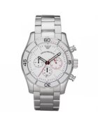 Emporio Armani Мъжки часовник - Armani - 45 мм - Неръждаема стомана - Сребрист