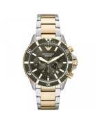 Emporio Armani Мъжки часовник Diver - 1372542457 - Сребърен